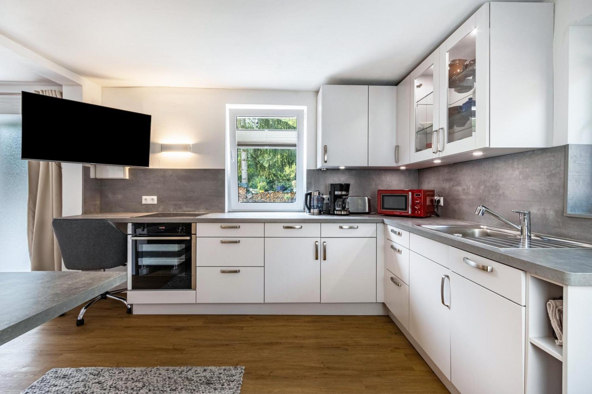 Ferienwohnung Am Parksee 바트보덴타이흐 외부 사진